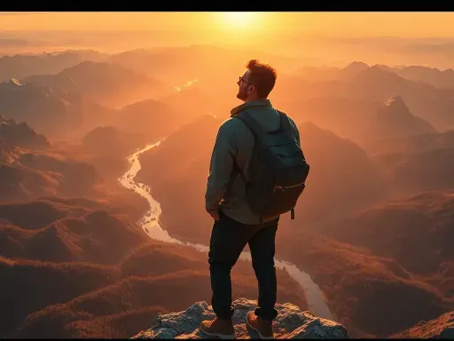 A man travels the world over searching for what he needs and returns home to find it.